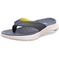 SKECHERS Vapor Foam Sandale, Navy KPU/Yellow Trim, 42 EU