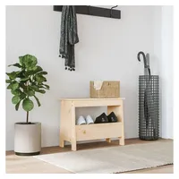 VidaXL Flurbank 60x28x45 cm Massivholz Kiefer