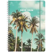 Brunnen Schülerkalender (2025/2026) "Tropical", 2 Seiten = 1 Woche,