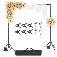 Vevor Hintergrundständer verstellbares Fotohintergrundständer (Hintergrundtuch: 260 x 300 cm),
