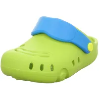 Superfit Splash C Slipper, Hellgrün/Türkis 7500, 29 EU Weit
