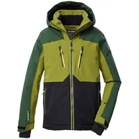 KILLTEC KSW 190 BYS SKI JCKT, schwarz/khaki/dunkel waldgrün, 128