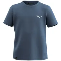 Salewa Puez Dry Kurzarm-t-shirt - Java Blue - 13-14