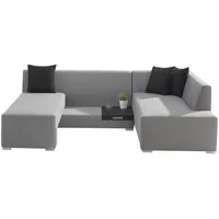 Gardenson Loungegarnitur Wellington ca. 300x150 cm Grau
