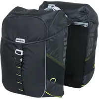 Basil Miles Mik Doppeltasche schwarz/lime