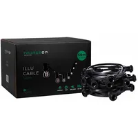 Thorgeon Stacheliges Kabel 50 Meter | 100 Lampenfassungen E27