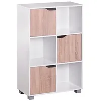 KADIMA DESIGN Design Bücherregal MASSA Modern Holz mit Türen
