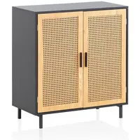 KADIMA DESIGN 80 x 86,5 x 40 cm schwarz