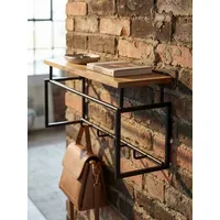 KADIMA DESIGN Wandgarderobe Mango Massivholz Braun