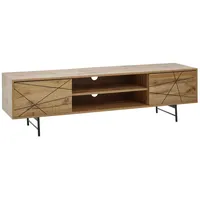 KADIMA DESIGN Lowboard 160x45x40 cm Braun Holz