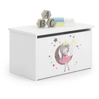 Raumhirsch furniture Spielzeugtruhe, Weiß, Holzwerkstoff, 73x40 cm, Spielzeug, Spielzeugkisten