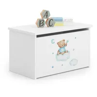 Raumhirsch furniture Spielzeugtruhe, Weiß, Holzwerkstoff, 73x40 cm, Spielzeug, Spielzeugkisten