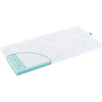 Träumeland Wiege AIR 50x100x7 cm eckig, atmungsaktive Baby Matratze,