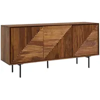 KADIMA DESIGN Sideboard 148x72x40 cm Massivholz / Metall Anrichte,