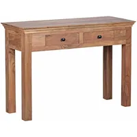 KADIMA DESIGN Konsolentisch MUMBAI Massivholz Akazie Konsole mit 2