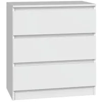 Topeshop Kommode mit 3 Schubladen 70 x 75 x