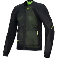 Alpinestars Troop-Air, Textiljacke - Schwarz/Neon-Gelb - S