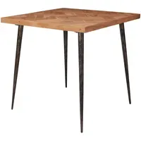 KADIMA DESIGN 80 x 76 x 80 cm Akazie/beige