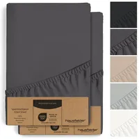 Hausfelder Spannbettlaken Jersey-Baumwolle 90 x 200 - 100 x