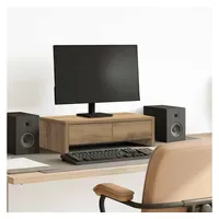 VidaXL Monitorständer mit Schubladen Artisan-Eiche 50x27x15 cm Braun