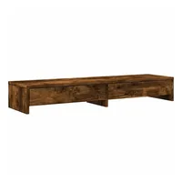 VidaXL Monitorständer mit Schubladen Räuchereiche 100x27x15 cm