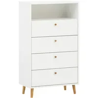 Schildmeyer Highboard 60,2 x 104,4 x 33 cm Weiß