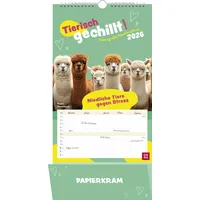 Groh Verlag Familienkalender 2026: Tierisch gechillt! Unser großer Familienplaner