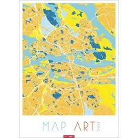 Weingarten Map Art Kalender 2026