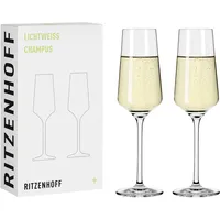 Ritzenhoff & Breker RITZENHOFF Champagnerglas 2er-Set LICHTWEIß JULIE #1