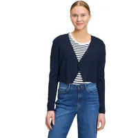 Betty & Co Feinstrickjacke ohne Verschluss Dunkelblau,38 | 38