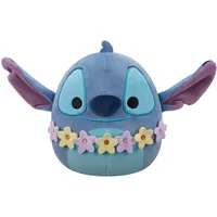 Squishmallows SQDI01088 - Stitch mit Blumenkette 25 cm, offizielles