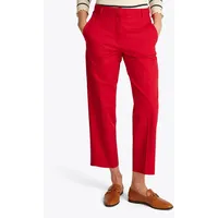 Tommy Hilfiger Slim Fit Chino aus Baumwoll-Lyocell-Mix, Rot, 40
