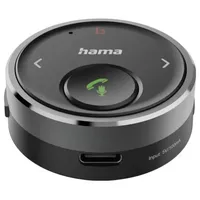 Hama Bluetooth-Receiver für Kfz, 3,5-mm-Stecker Sprachsteuerung Freisprechen
