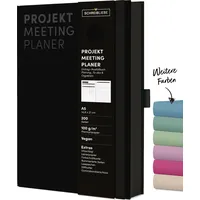 Korsch Verlag Projekt-Meeting Planer Black