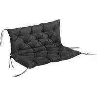 Outsunny Bankauflage 100 x 98 x 8 cm schwarz