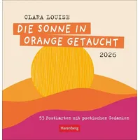 Harenberg Clara Louise: Die Sonne in Orange getaucht Premium-Postkartenkalender