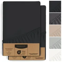 Hausfelder Spannbettlaken Jersey-Baumwolle 180 x 200 - 200 x