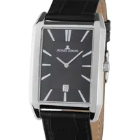 Jacques Lemans Quarzuhr Torino 1-2160.1B, Armbanduhr, Herrenuhr, Lederarmband, analog,
