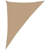 VidaXL Sonnensegel 160 g/m2 Taupe 4x5x6,8 m HDPE