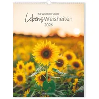 Grafik Werkstatt Wochenkalender 2026 LebensWeisheiten