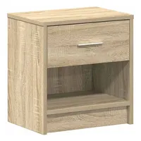 VidaXL Nachttisch mit Schublade Sonoma-Eiche 39x28x41 cm