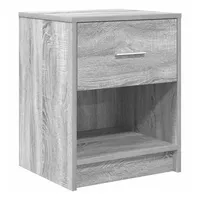 VidaXL Nachttisch mit Schublade Grau Sonoma 40x34x50 cm
