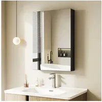 Hopibath WDWRITTI 80 cm schwarz mit Beleuchtung
