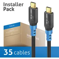 PureLink FlexInstall USB-C auf USB-C Kabel USB4 Gen2x2 20Gbps
