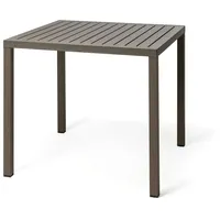 Nardi Cube Gartentisch 80x80cm Aluminium/Kunststoff Braun (48067.53.000)
