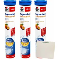 Usy Doppelherz Magnesium Calcium + D3 Brause 3er Pack