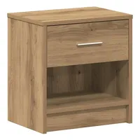 VidaXL Nachttisch mit Schublade Artisan-Eiche 39x28x41 cm