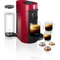 Magimix Vertuo Plus Kaffeemaschine, Schwarz, Rot