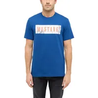 Mustang Shirt in blau - M