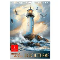 Calvendo Maritime Wächter - Leuchttürme (Wandkalender 2026 DIN A4